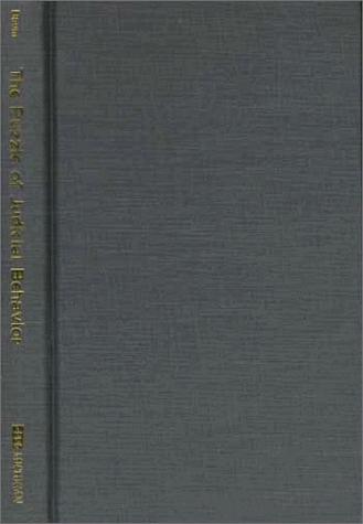 Cover for The puzzle of judicial behavior