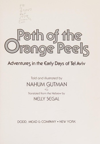Cover for Path of the orange peels