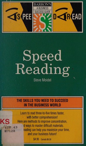 Cover for Speed reading