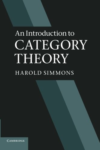 Cover for An Introduction to Category Theory