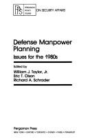 Cover for Defense Manpower Planning