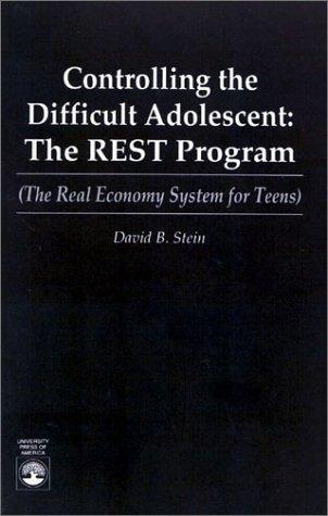 Cover for Controlling the difficult adolescent