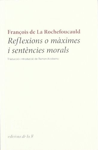 Cover for Reflexions o màximes i sentències morals