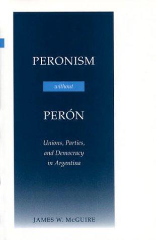 Cover for Peronism Without Peron