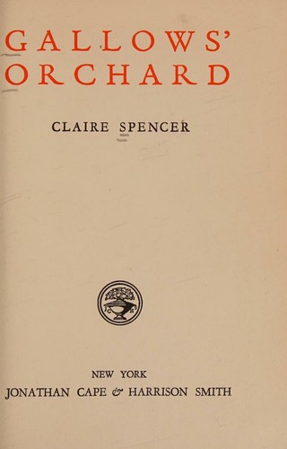 Cover for Gallows' Orchard