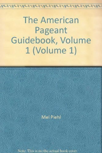 Cover for The American Pageant Guidebook, Vol uno