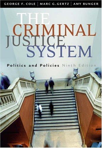 Cover for The Criminal Justice System