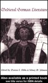 Cover for Medieval German Literature