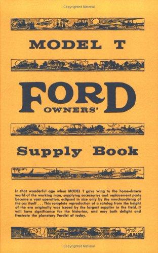 Cover for Model T Supply Handbook
