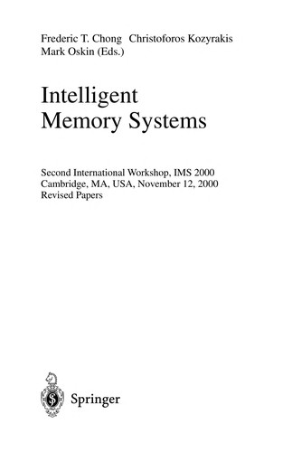 Cover for Intelligent memory systems