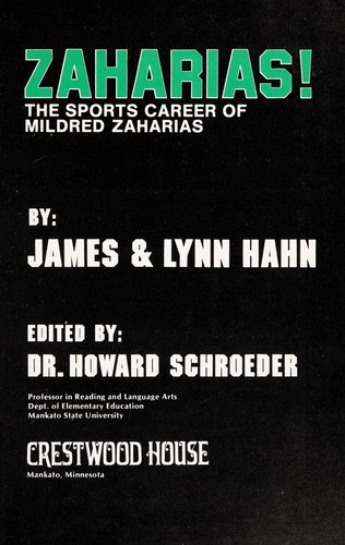 Cover for Zaharias!