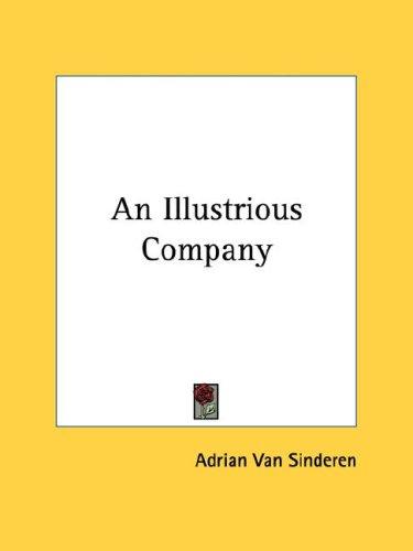 Cover for An Illustrious Company