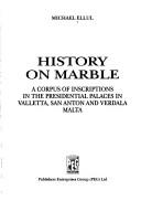 Cover for History on marble