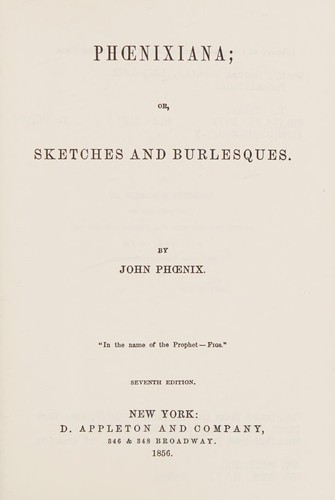 Cover for Phœnixiana