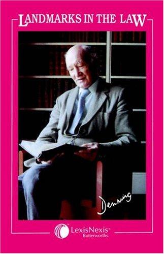 Cover for Landmarks in the Law