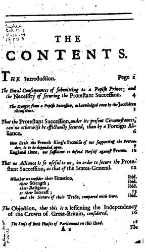 Cover for The Barrier-treaty vindicated.