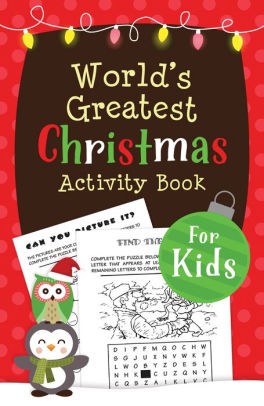 Cover for Worlds Greatest Christmas Activity Book For Kids