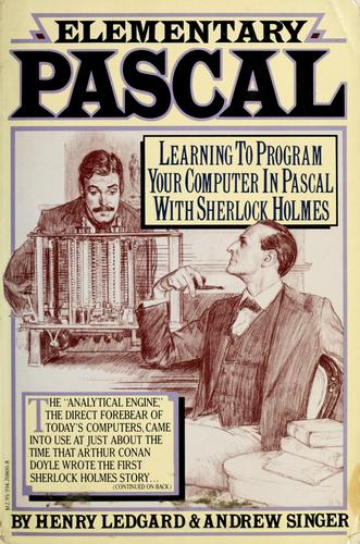 Cover for Elementary PASCAL, as chronicled by John H. Watson