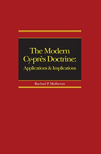 Cover for Modern Cy-Près Doctrine