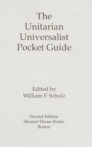 Cover for The Unitarian Universalist pocket guide.