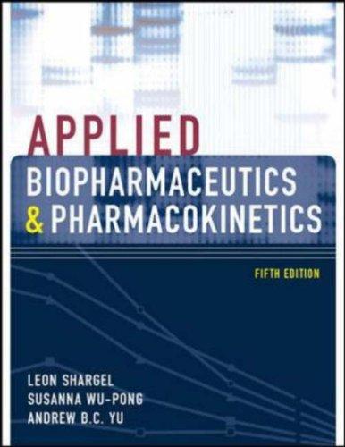 Cover for Applied Biopharmaceutics & Pharmacokinetics (Shargel, Applied Biopharmaceuticals & Pharmacokinetics)