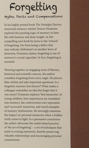 Cover for Forgetting