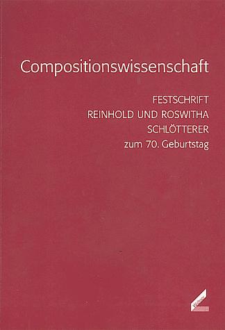 Cover for Compositionswissenschaft