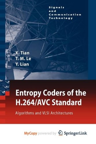 Cover for Entropy Coders of the H.264/AVC Standard