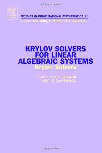 Cover for Krylov Solvers for Linear Algebraic Systems, Volume 11