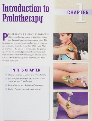 Cover for Principles of prolotherapy