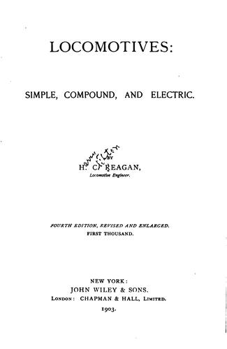 Cover for Locomotives: Simple, Compound, and Electric