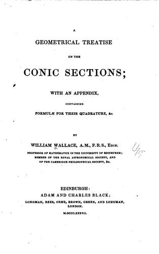 Cover for A Geometrical Treatise on the Conic Sections