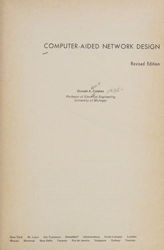 Cover for Computer-aided network design