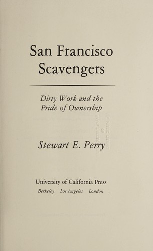 Cover for San Francisco scavengers