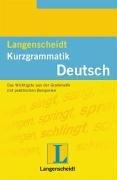 Cover for Langenscheidts Kurzgrammatik, Deutsch