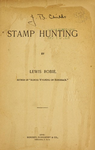 Cover for Stamp hunting