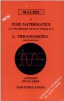 Cover for GCE A Level Pure Mathematics