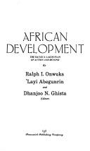 Cover for African Development