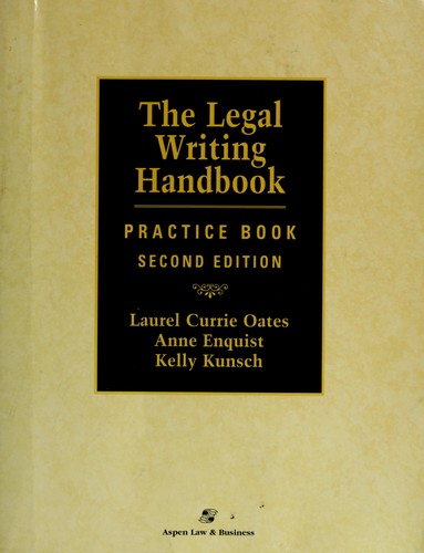 Cover for The legal writing handbook