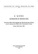 Cover for L' Aveu
