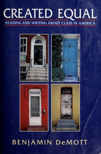 Cover for Created equal