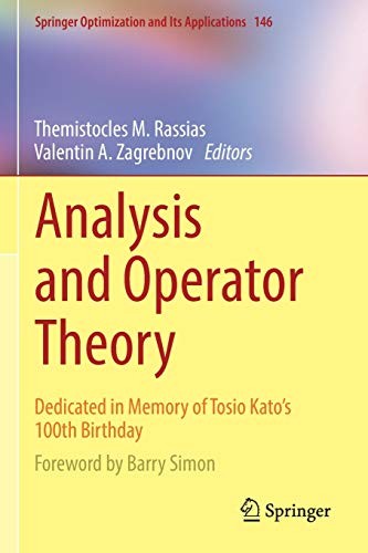 Cover for Analysis and Operator Theory