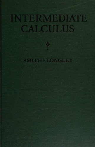 Cover for Intermediate calculus