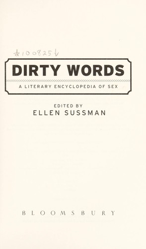 Cover for Dirty Words
