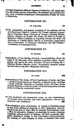 Cover for Conversations on Chemistry: In which the Elements of that Science are ...