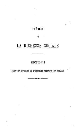 Cover for Éléments d'économie politique pure; ou, Théorie de la richesse sociale