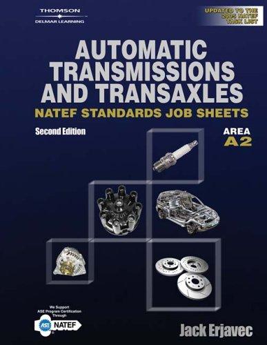 Cover for NATEF Standard Jobsheet A2 (Natef Standards Job Sheets)