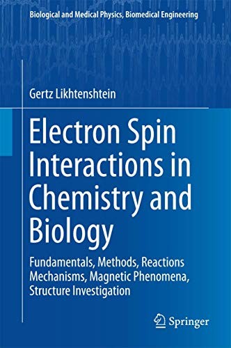 Cover for Electron Spin Interactions in Chemistry and Biology