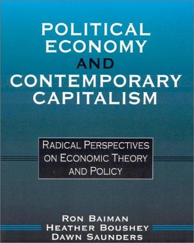 Cover for Political Economy and Contemporary Capitalism