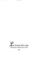 Cover for La divina reclusa
